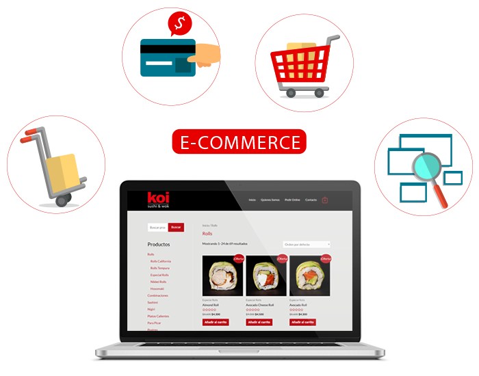 Diseño de Páginas web con carrito de compras